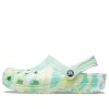 Crocs Classic Marbled Clogs “Green Yellow” 206867-3U5