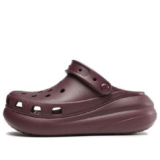 Crocs Classic Mega Crush Clogs “Dark Cherry” 207521-6WD