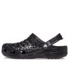 Crocs Classic Metallic Crocskin Clogs “Black” 209093-040