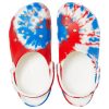 Crocs Classic Pattern Wear-Resistant Non-Slip Sports Unisex White Blue Red Sandals “White Blue Red” 205453-928