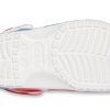 Crocs Classic Pattern Wear-Resistant Non-Slip Sports Unisex White Blue Red Sandals “White Blue Red” 205453-928