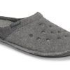 Crocs Classic Slipper Casual Thicken Stay Warm Shoe Unisex Gray 203600-00Q