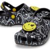 Crocs Classic Smiley World Clogs “Black White” 207971-0C4