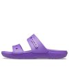 Crocs Classic Soft Sole Cozy Flat Heel Sports Slippers Unisex Purple 206761-518