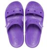 Crocs Classic Soft Sole Cozy Flat Heel Sports Slippers Unisex Purple 206761-518