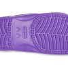 Crocs Classic Soft Sole Cozy Flat Heel Sports Slippers Unisex Purple 206761-518