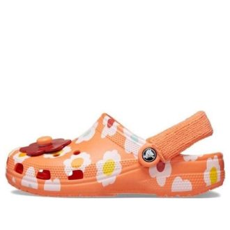 Crocs Classic Terry Cloth Clogs “Orange” 208892-84A