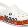 Crocs Crocband Logo Motion Clog Unisex White Orange Sandals “White Orange” 206381-127