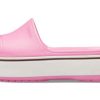 Crocs Crocband Platform Slide Thick Sole Pink Slippers 205631-6QF