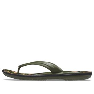 Crocs Crocband Printed Flip Flops “Green” 205943-30Q