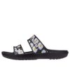 Crocs Daisy Lightweight Wear-Resistant Sports Slippers Unisex Black White 207284-0ZI