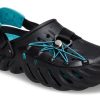 Crocs Echo Reflective Laces Clog “Black Teal” 210004-001