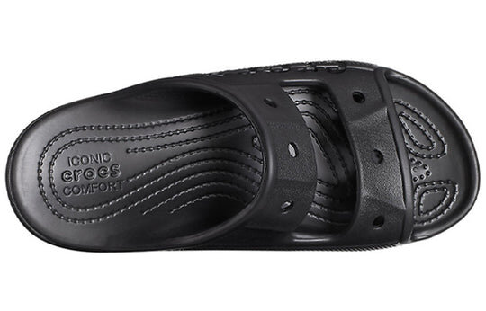 Crocs Fashion Casual Unisex Black Slippers 207627-001 Crocs Fashion Casual Unisex Black Slippers 207627-001