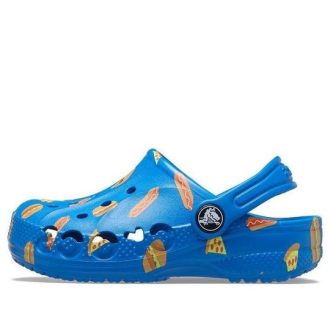 Crocs (GS) Baya Graphic Clogs “Blue” 207017-4JL