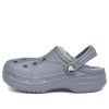 Crocs (GS) Baya Lined Clogs “Charcoal” 207500-00Q