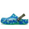 Crocs (GS) Baya Printed Clogs “Blue Bolt Multi” 207657-4LB