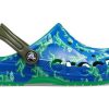 Crocs (GS) Baya Printed Clogs “Blue Bolt Multi” 207657-4LB