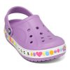 Crocs (GS) Bayaband Charm Band Clogs “Orchid” 208101-5PR