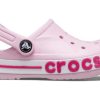 Crocs (GS) Bayaband Clog “Pink White” 207019-6TG