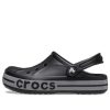 Crocs (GS) Bayaband Reflective Band Clogs “Black Grey” 209213-001