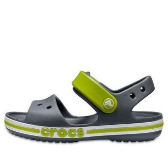 Crocs (GS) Bayaband Sandals “Grey Green” 205400-025