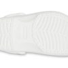 Crocs (GS) Classic Clog Stay Warm Lightweight White Gray Sandals “White Light Gray” 205977-11H