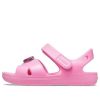 Crocs (GS) Classic Cross-Strap Charm Sandals “Pink” 206947-669