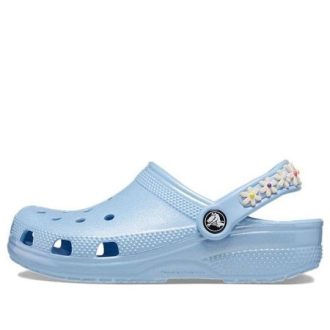 Crocs (GS) Classic Daisy Chain Clogs “Blue” 209064-4NS