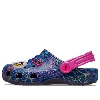 Crocs (GS) Classic Disney Villains Clogs “Blue Purple Pink” 207722-03