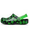 Crocs (GS) Classic Easy Icon Clogs “Black Green” 207599-001