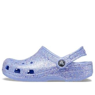 Crocs (GS) Classic Glitter Clogs “Blue” 206993-5Q6