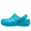 Crocs (GS) Classic Lined Clogs “Blue” 203506-4SL