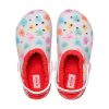 Crocs (GS) Classic Lined Elevated Sweethearts Clogs “Red White” 207738-119