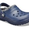 Crocs (GS) Classic Lined Glitter Clog “Blue” 207010-459