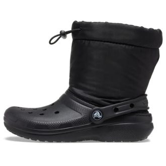 Crocs (GS) Classic Lined Neo Puff Boots “Core Black” 207940-001 Crocs (GS) Classic Lined Neo Puff Boots “Core Black” 207940-001