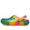 Crocs (GS) Classic Tie-Dye Fuzz Lined Clogs “Multi-Color” A206341-6RW