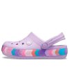 Crocs (GS) Crocband Chevron Beaded Clogs “Lilac Multi” 207007-5PR