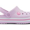 Crocs (GS) Crocband Clog “Pink White” 207006-6GD