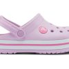 Crocs (GS) Crocband Clogs “Pink White” 207005-6GD