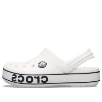Crocs (GS) Crocband Logo Clogs “White Black” 206022-103