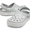 Crocs (GS) Crocband Logo Mania Clogs “Grey Silver” 205992-00J