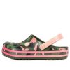Crocs (GS) Crocband Multi Graphic Clogs “Green Pink” 205532-737