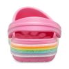 Crocs (GS) Crocband Rainbow Glitter Clogs “Pink” 206151-669