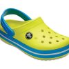 Crocs (GS) Crocband Round Toe Clogs “Yellow Blue” 204537-73E