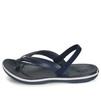 Crocs (GS) Crocband Slingback Strap Sandals “Navy Black” 205777-410 Crocs (GS) Crocband Slingback Strap Sandals “Navy Black” 205777-410