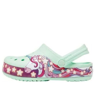 Crocs (GS) Crocband Unicorn Clogs “Green Red” 206270-3TI