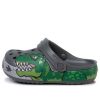 Crocs (GS) Fun Lab Dino Band Lights Clogs “Grey Green” 206157-0DA