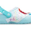 Crocs (GS) Fun Lab Disney Little Mermaid Clogs “Sky Blue White” 206281-4O9