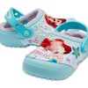 Crocs (GS) Fun Lab Disney Little Mermaid Clogs “Sky Blue White” 206281-4O9