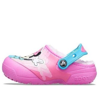 Crocs (GS) Fun Lab Disney Minnie Lined Clogs “Pink Blue” 206554-6QQ Crocs (GS) Fun Lab Disney Minnie Lined Clogs “Pink Blue” 206554-6QQ